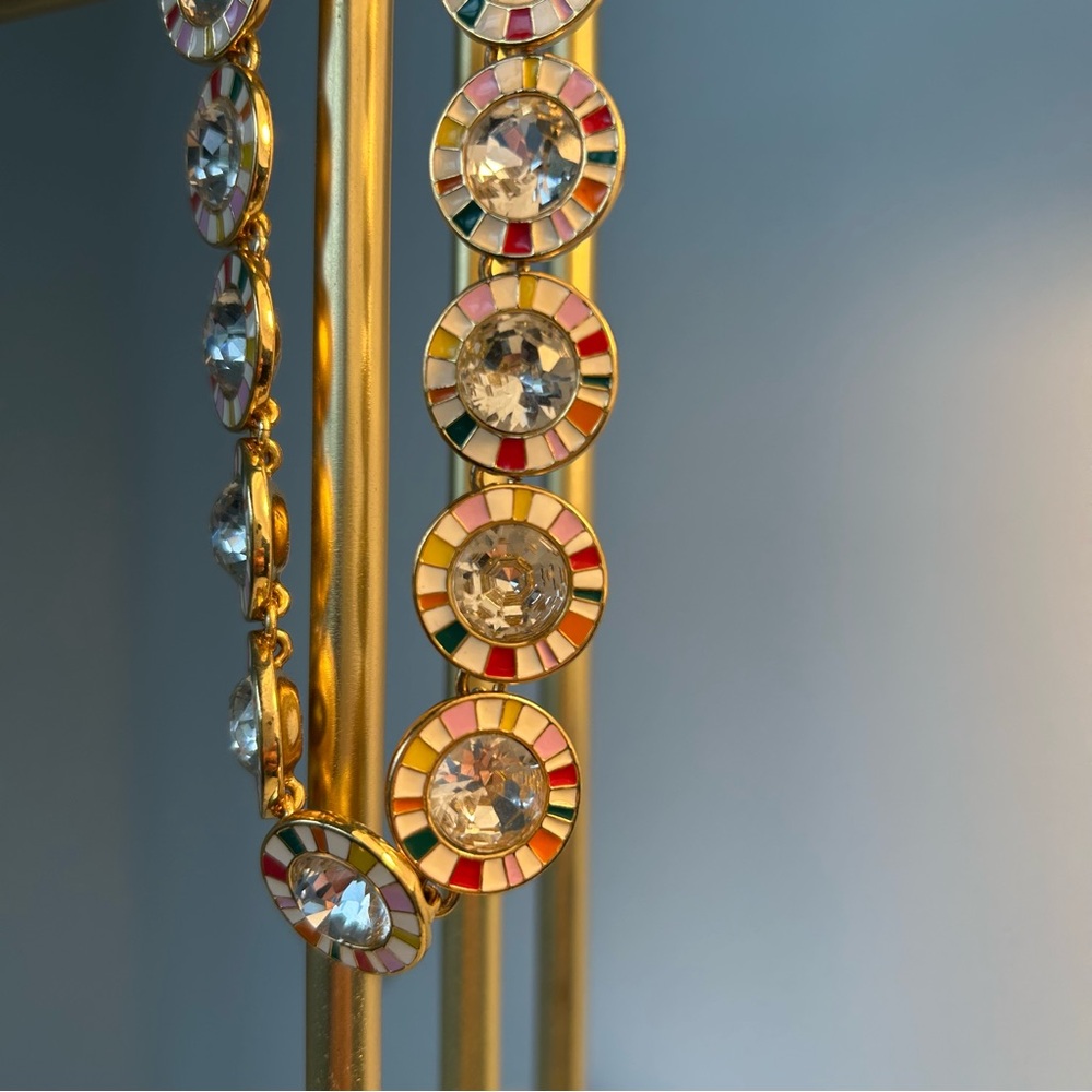 J. Crew Statement Rainbow Gemstone Necklace